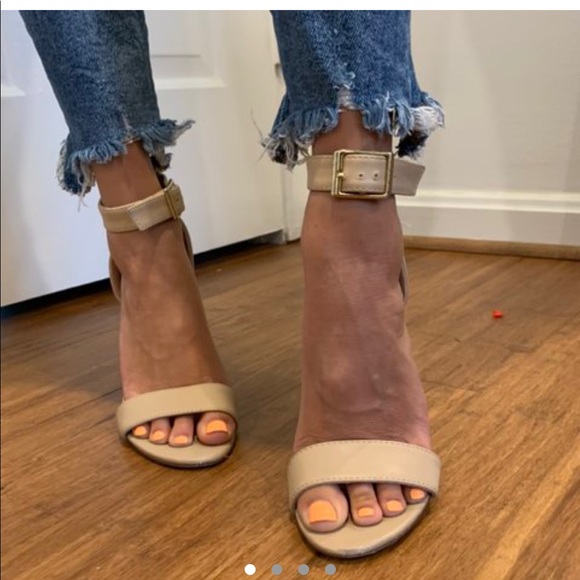 NUDE STEVE MADDEN HEELS - Picture 1 of 4